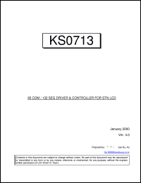 KS0678 Datasheet