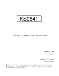 KS57C01504 Datasheet