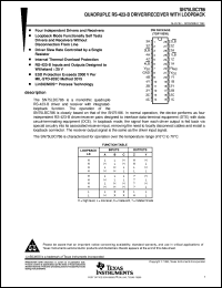 SN75LBC784DWR Datasheet