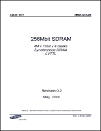 K4S561632B-TC/L1H Datasheet