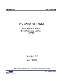 K4S560832B-TC/L1H Datasheet