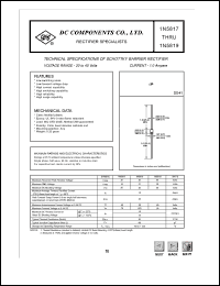 1N5818 Datasheet