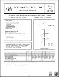 1N914 Datasheet