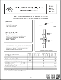 BY253 Datasheet
