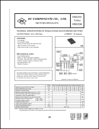 KBK25A Datasheet