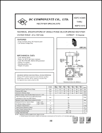 KBPC1502 Datasheet