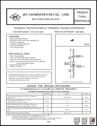 P6KE82 Datasheet