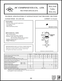RGL34D Datasheet