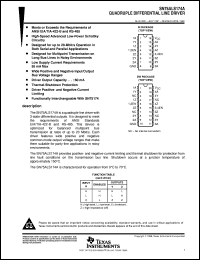 SN75ALS174ADWR Datasheet