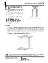 SN75ALS173NSLE Datasheet