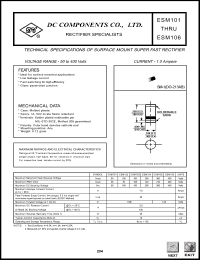 ESM101 Datasheet