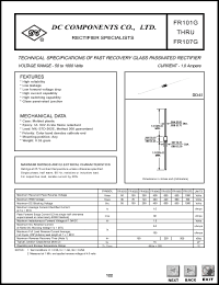 FR102G Datasheet