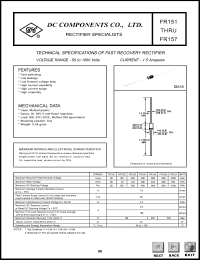 FR156 Datasheet