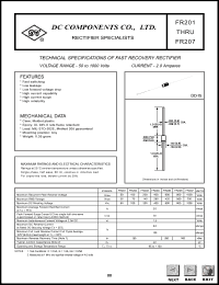 FR204 Datasheet