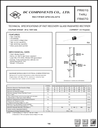 FR607G Datasheet