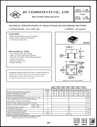 MB252W Datasheet