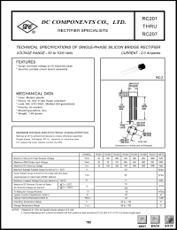RC205 Datasheet
