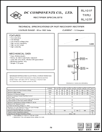 RL105F Datasheet