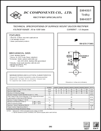 SM4001 Datasheet