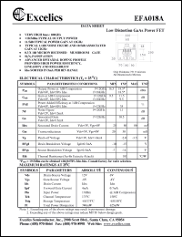 EF018A Datasheet