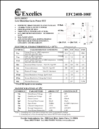 EFC240B-100F Datasheet