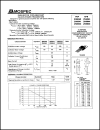 2N6043 Datasheet