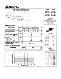 BDX33A Datasheet