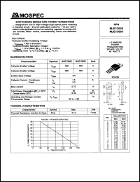 MJE13007 Datasheet