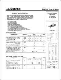 S15D60 Datasheet