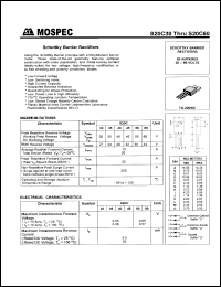S20C60 Datasheet