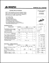 S40D60 Datasheet