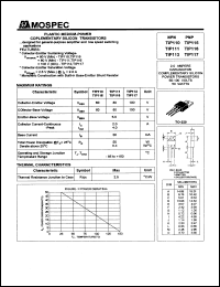 TIP115 Datasheet