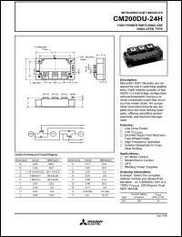CM200DU-34KA Datasheet