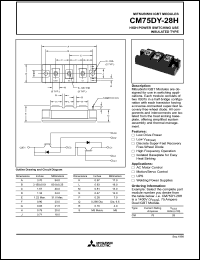 CM75DY-28H Datasheet
