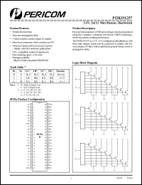 PI3B33X257 Datasheet