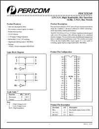 PI3C32X245 Datasheet