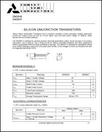 2N2647 Datasheet