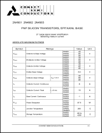 2N4903 Datasheet