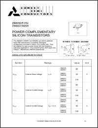 2N6058 Datasheet