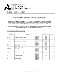 2N6371 Datasheet