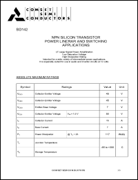 BD142 Datasheet