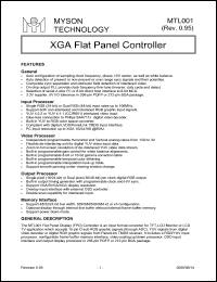 MTL001 Datasheet