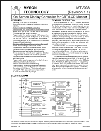 MTV038N20 Datasheet