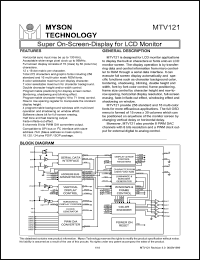 MTV121 Datasheet