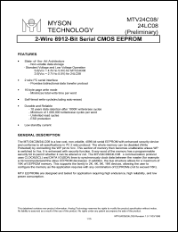 MTV24LC16 Datasheet