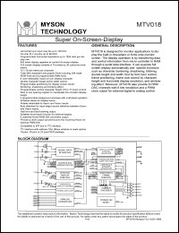 MTV018N20 Datasheet