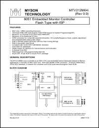 MTV212MN64 Datasheet