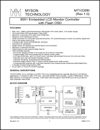 MTV230MV64 Datasheet