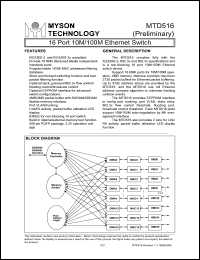 MTD516 Datasheet