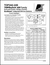 TOP245R-TL Datasheet
